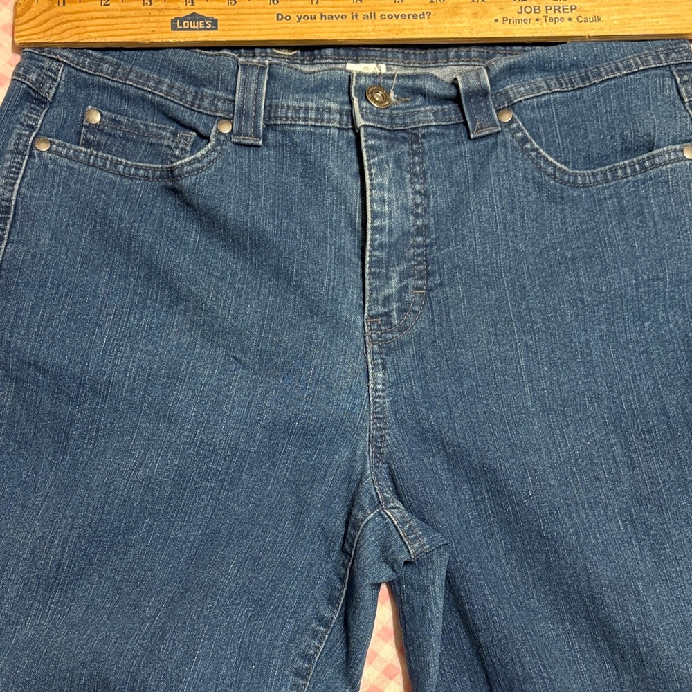 Charter Club Women's Blue Boot Cut Jeans, TUMMY SLIMMING CURVY BOOTCUT